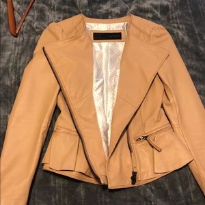 Zara leather jacket